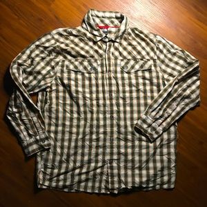 Men’s The North Face Plaid Long Sleeve Size XL